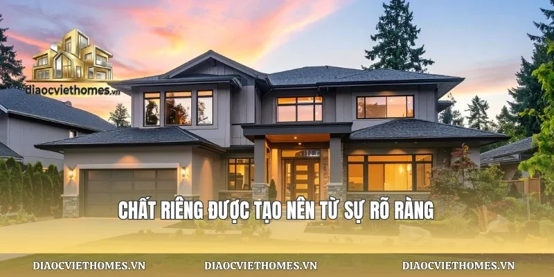 Chất riêng được tạo nên từ sự rõ ràng