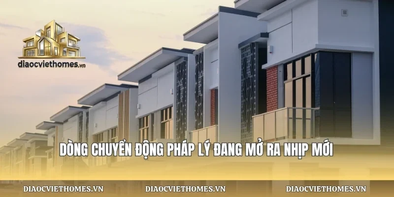 Dòng chuyển động pháp lý đang mở ra nhịp mới