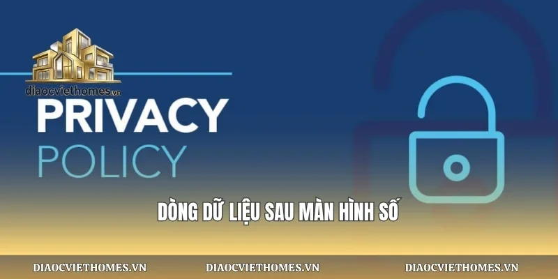 Dòng dữ liệu sau màn hình số
