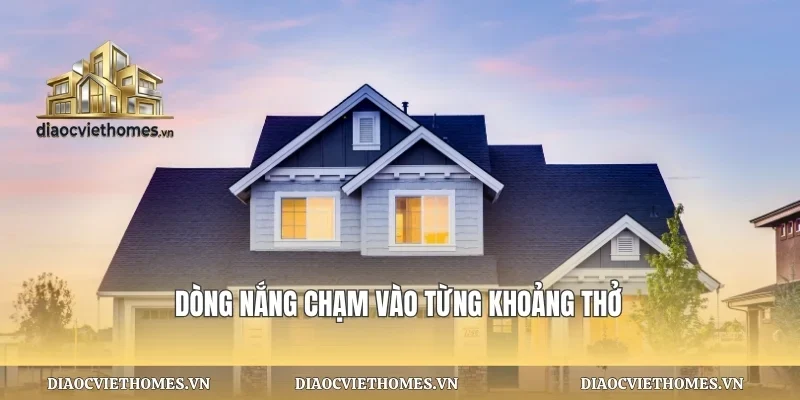 Dòng nắng chạm vào từng khoảng thở