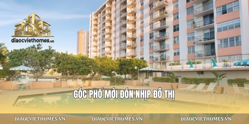 Góc phố mới đón nhịp đô thị