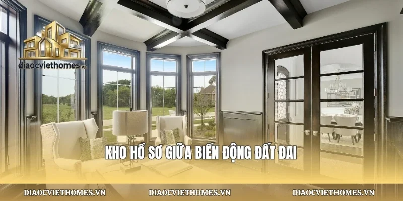 Kho hồ sơ giữa biến động đất đai