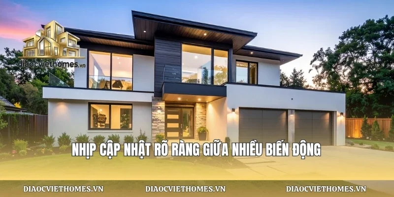 Nhịp cập nhật rõ ràng giữa nhiều biến động