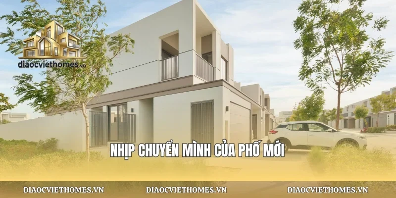 Nhịp chuyển mình của phố mới