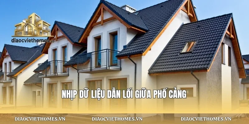 Nhịp dữ liệu dẫn lối giữa phố cảng