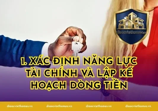 1. Xác định năng lực tài chính và lập kế hoạch dòng tiền