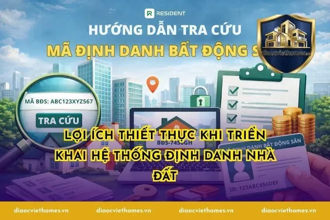 Lợi ích thiết thực khi triển khai hệ thống định danh nhà đất